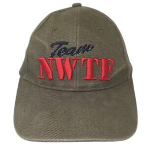 Empire Team NWTF Baseball Cap Green Red One Size Camo Underbrim Strapback Hat